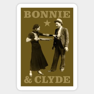 Bonnie & Clyde Sticker